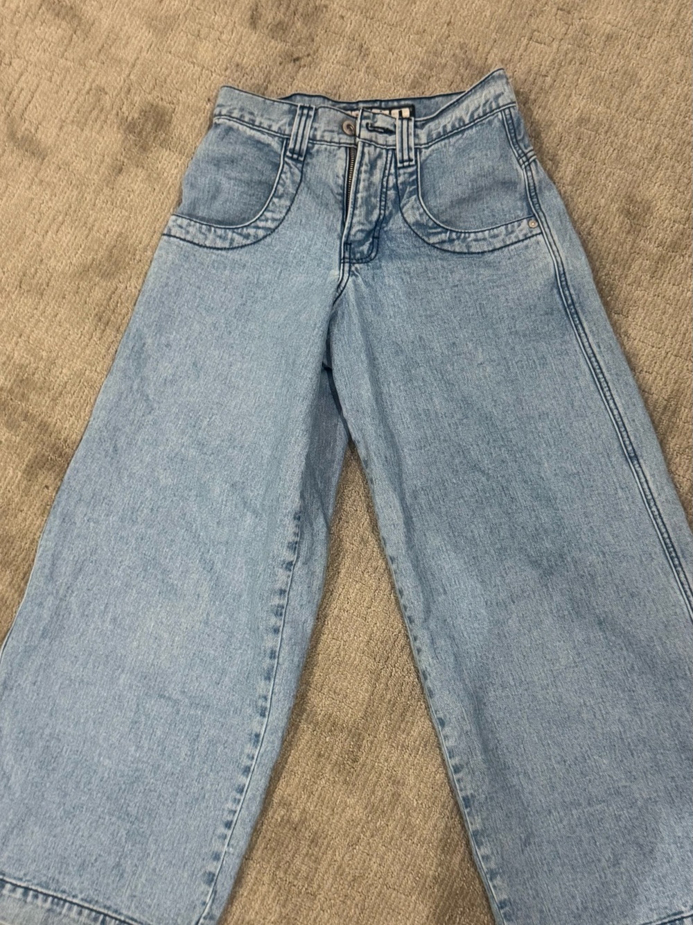 JNCO Light Wash Wide Leg Jeans